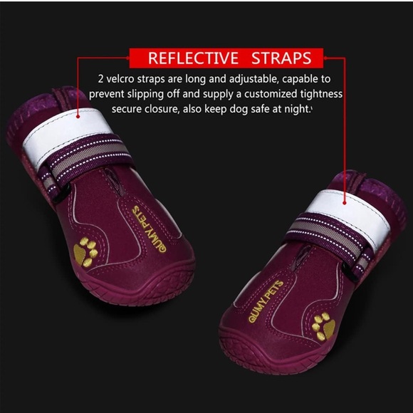 QUMY Dog Shoes for Medium/Large Breed size 7 - Picture 15 of 15